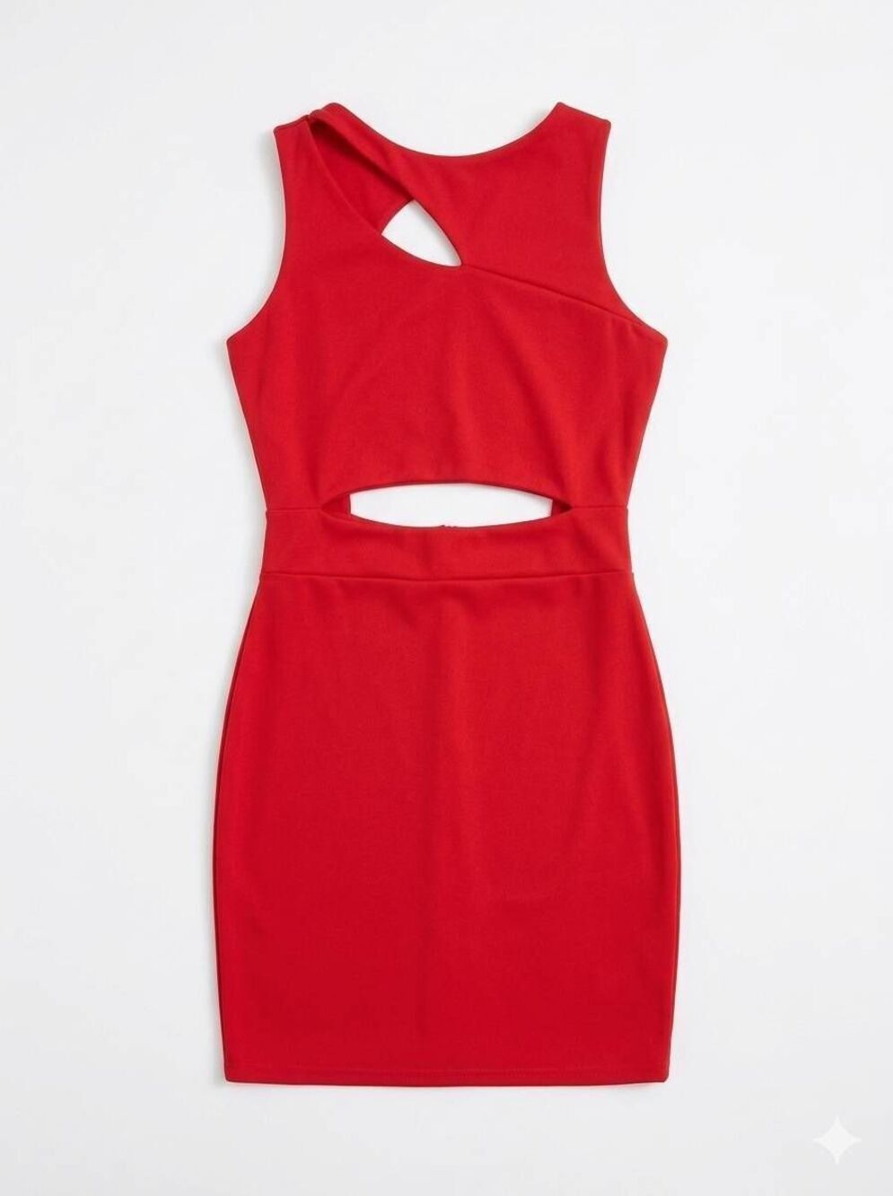 🔹️Club L Red Cutout Open Back Sleeveless Dress Size 14